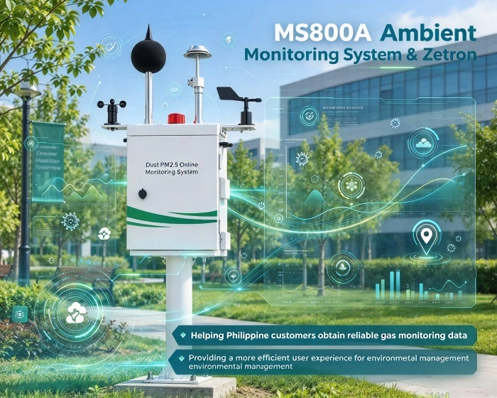 Zetron MS800A ఎయిర్ క్వాలిటీ మానిటరింగ్ సిస్టమ్ ఫిలిప్పీన్స్‌లో అమలు చేయబడింది, ఇన్‌స్టాలేషన్ మరియు శిక్షణ పూర్తయింది
